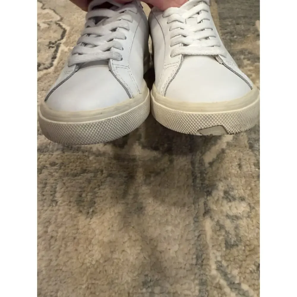 VEJA Low Esplar Leather Lace-Up Sneakers | White Great Condition Size 5 EUR 36 - Picture 7 of 16